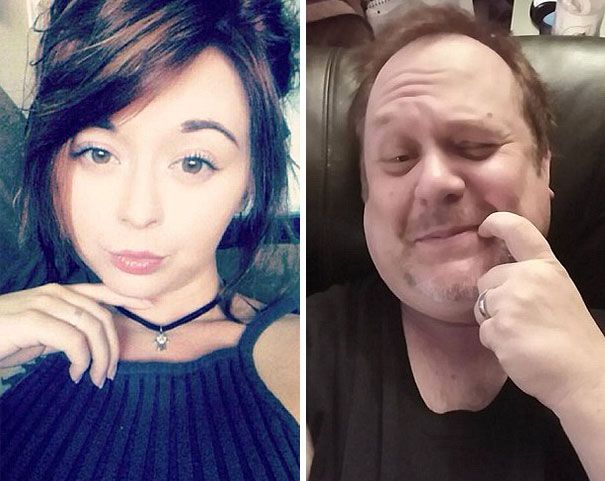 Ce père reproduit les selfies de sa fille pour l'embêter... et le résultat est hilarant ! | So Busy Girls