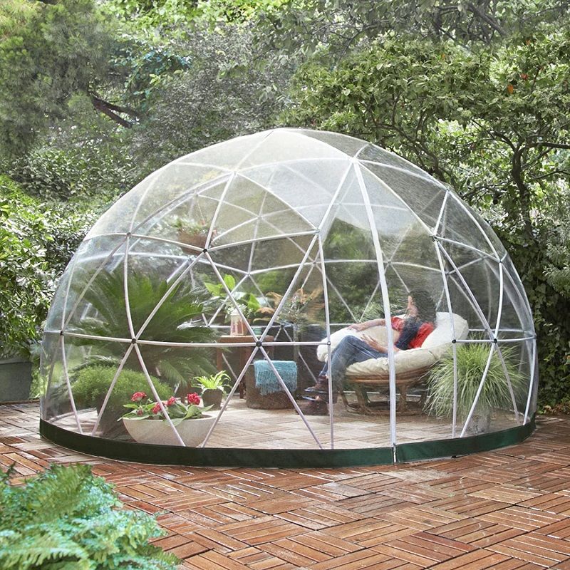 Ce dôme de jardin permet de profiter d'une bulle de confort agréable toute l'année | So Busy Girls