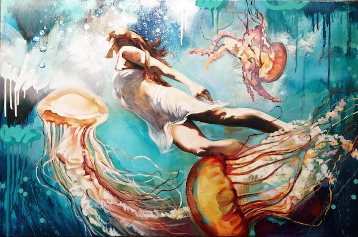 A seulement 16 ans, cette jeune artiste a déjà un talent incroyable et peint des toiles absolument fantastiques ! | So Busy Girls