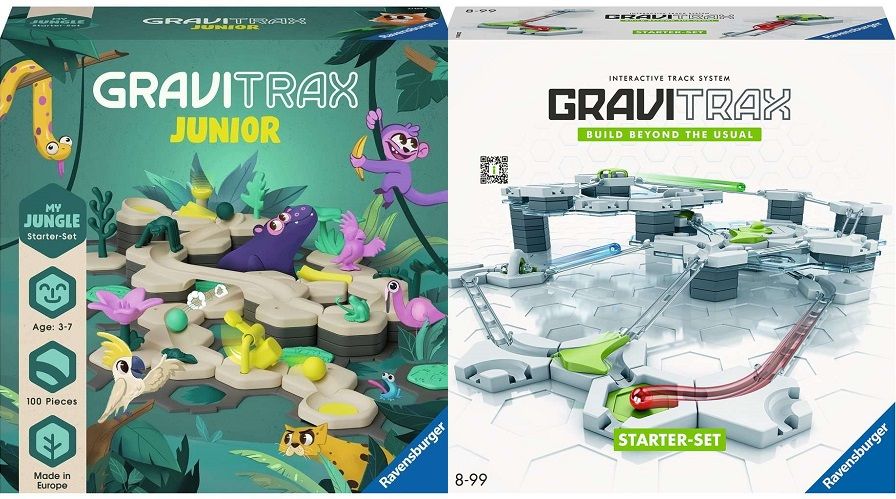 GraviTrax Junior et Starter Set : le monde ludique des circuits de billes créatifs | So Busy Girls