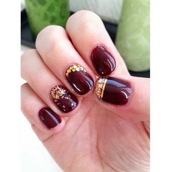 13 nail arts cuivrés parfaits pour l'automne | So Busy Girls