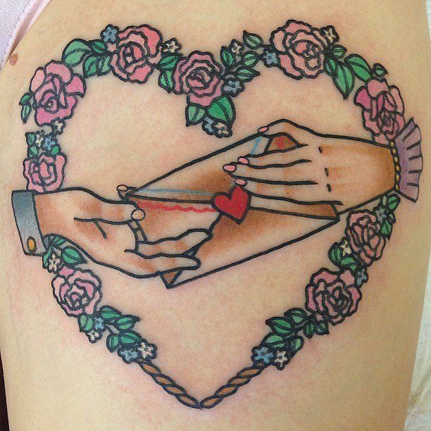 Un tatouage lettre d'amour sur le bras | So Busy Girls