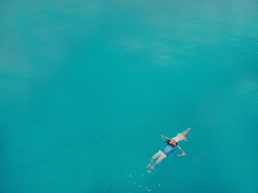 Cette photographe prend ses plus belles photos de mariage... du ciel, à l'aide d'un drone | So Busy Girls
