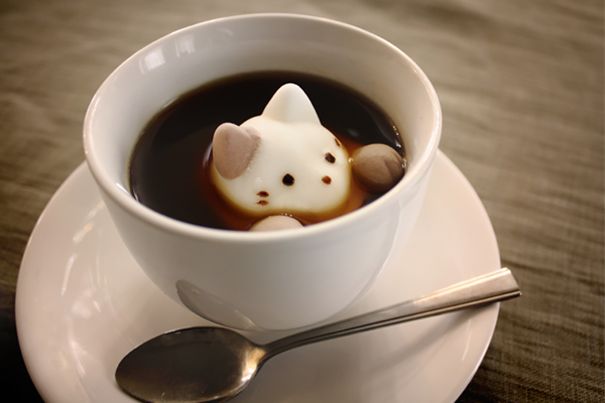 Un chat en guimauve pour un café très gourmand ! | So Busy Girls