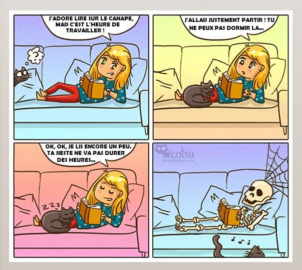 14 illustrations rigolotes qui résument parfaitement la vie avec un chat | So Busy Girls