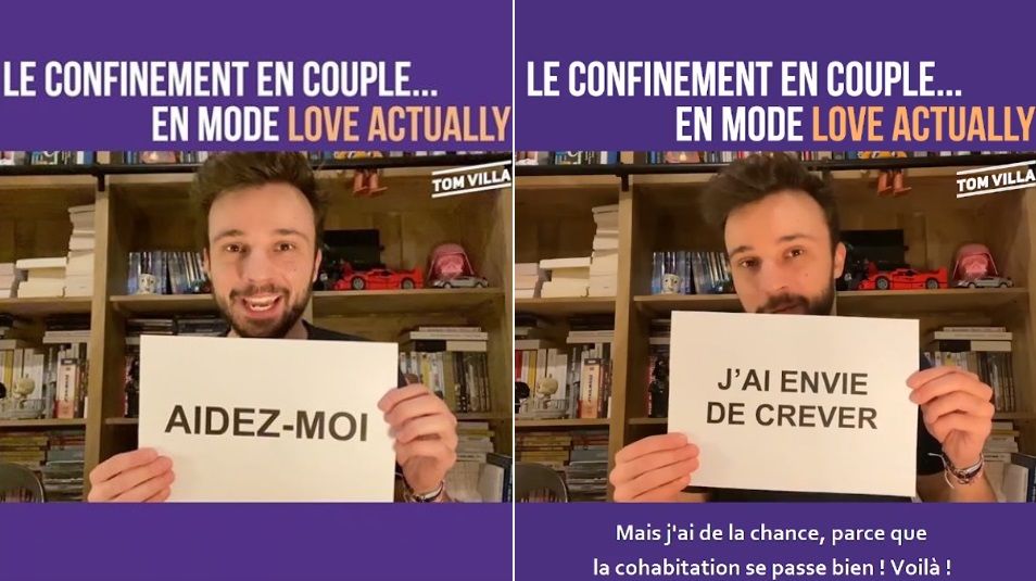 Voilà à quoi ressemble un couple en confinement façon « Love Actually » (et c'est vraiment drôle) | So Busy Girls
