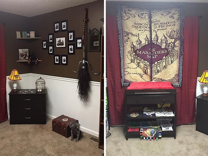Ces parents ont créé une chambre d'enfant Harry Potter pour leur petit sorcier | So Busy Girls