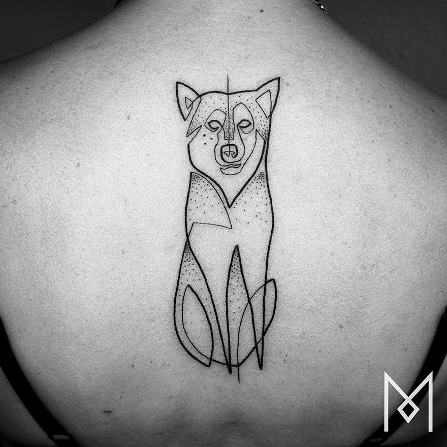 Des tatouages minimalistes réalisés avec un seul trait d'encre | So Busy Girls