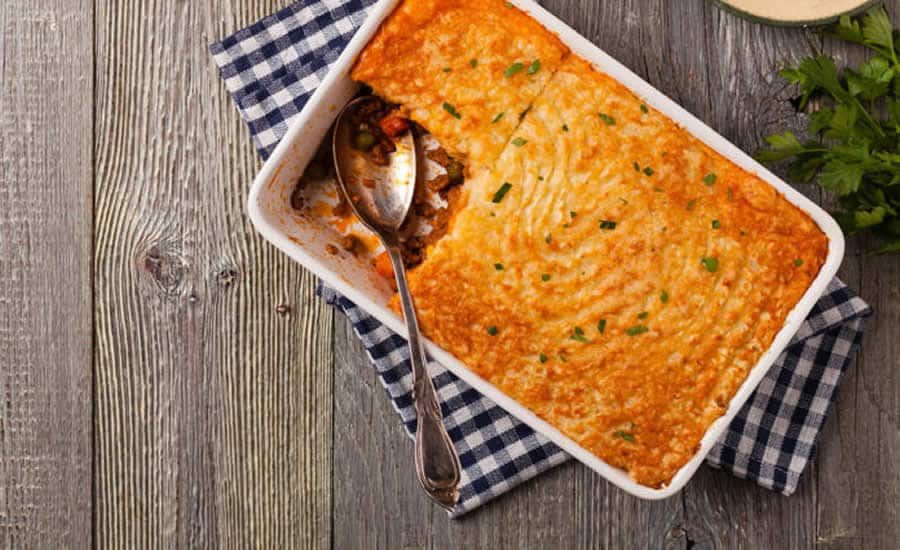 La recette de parmentier de courge, pesto et mozzarella facile | So Busy Girls