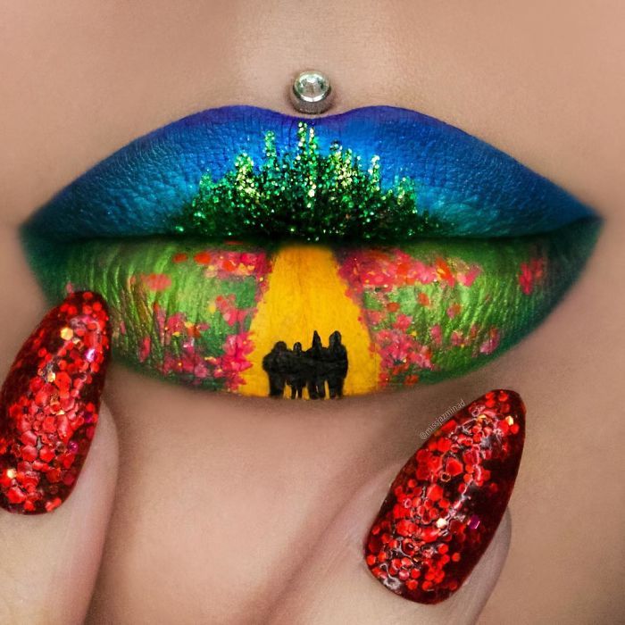 Cette make-up artiste transforme ses lèvres en véritables oeuvres d'art | So Busy Girls