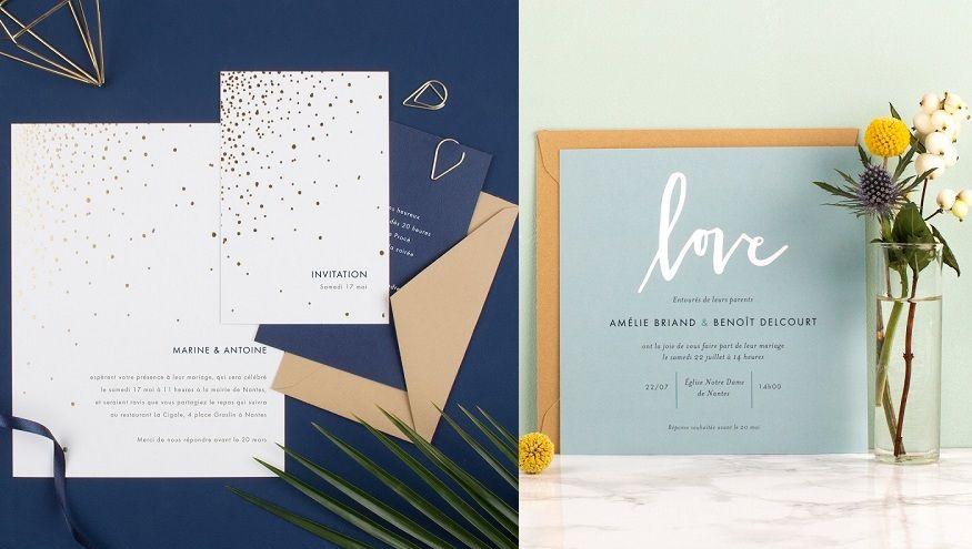 6 preuves qu’un faire part de mariage peut être à la fois romantique, design et poétique | So Busy Girls