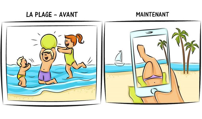 8 illustrations qui montrent à quel point le monde a changé | So Busy Girls