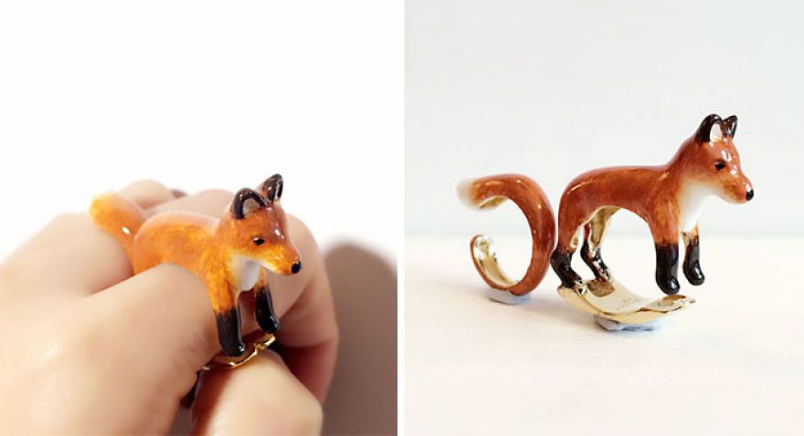 Ces trios de bagues deviennent des animaux quand vous les portez en même temps | So Busy Girls