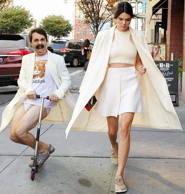Cet homme se photoshoppe pour apparaître sur les photos de Kendall Jenner et les rend hilarantes | So Busy Girls