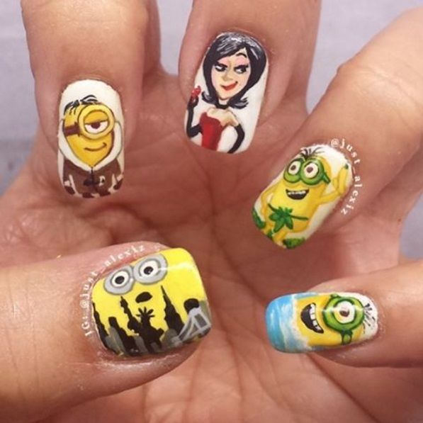 21 nail arts Minions trop mignons ! | So Busy Girls