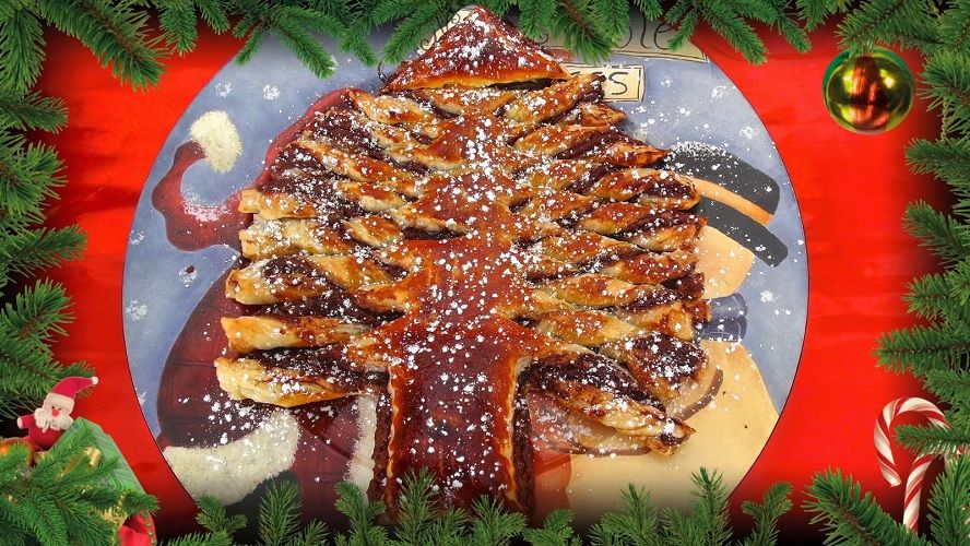 La recette du sapin de Noël feuilleté à la pâte à tartiner | So Busy Girls