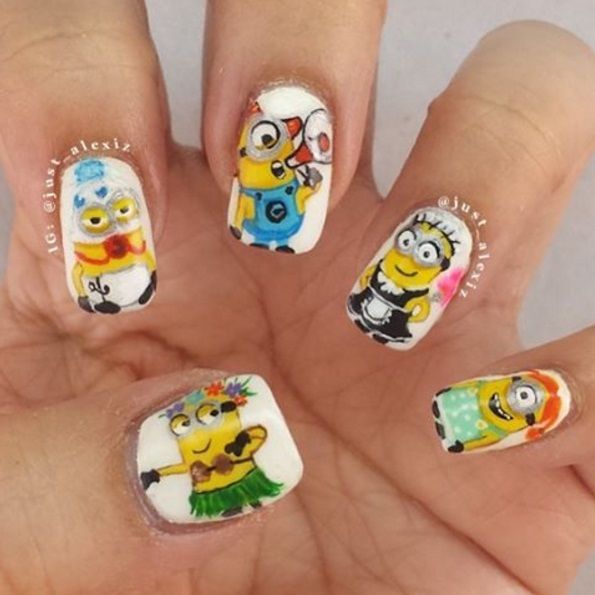 21 nail arts Minions trop mignons ! | So Busy Girls