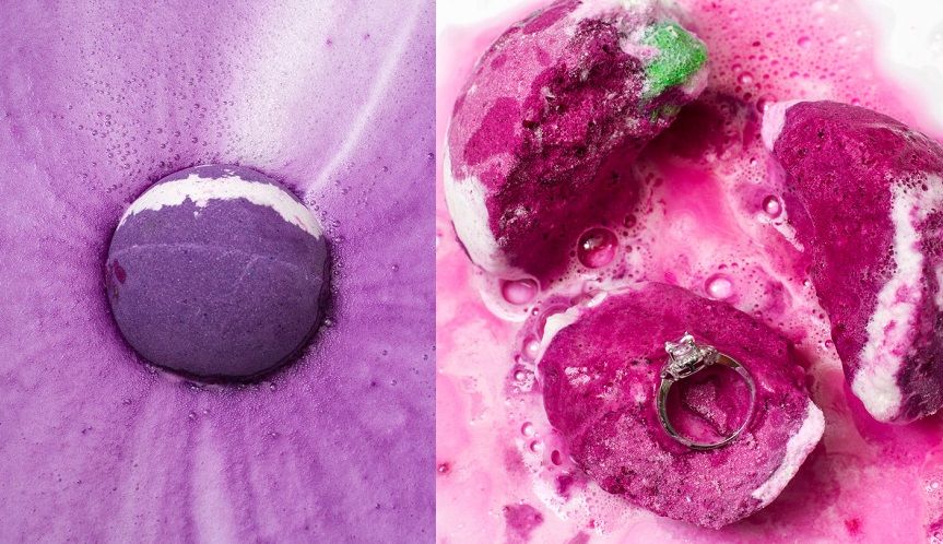 Cette bombe de bain romantique renferme un joli bijou précieux | So Busy Girls