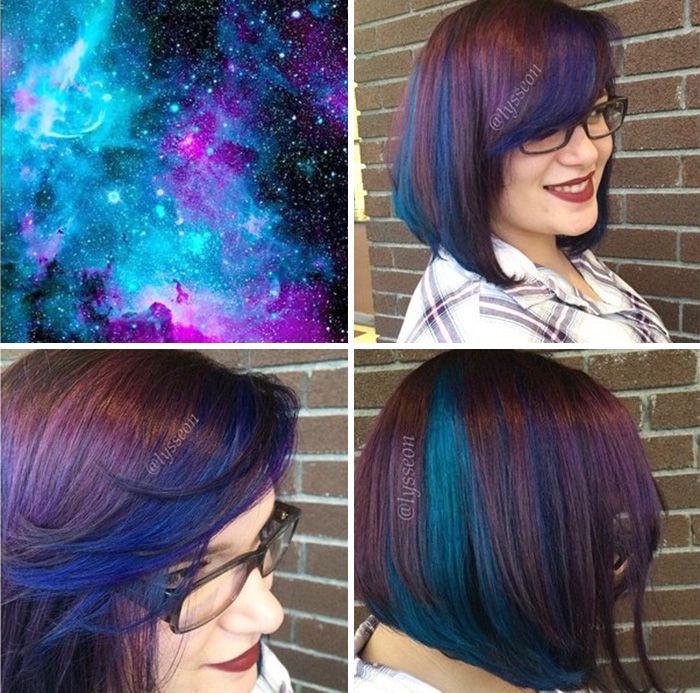 La tendance coiffure Galaxy Hair pour des cheveux aux couleurs de l'espace | So Busy Girls