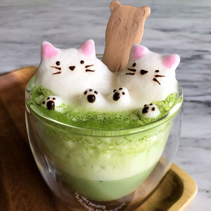 Cette jeune femme crée des cafés latte en 3D tellement mignons qu'on n'oserait pas les boire | So Busy Girls