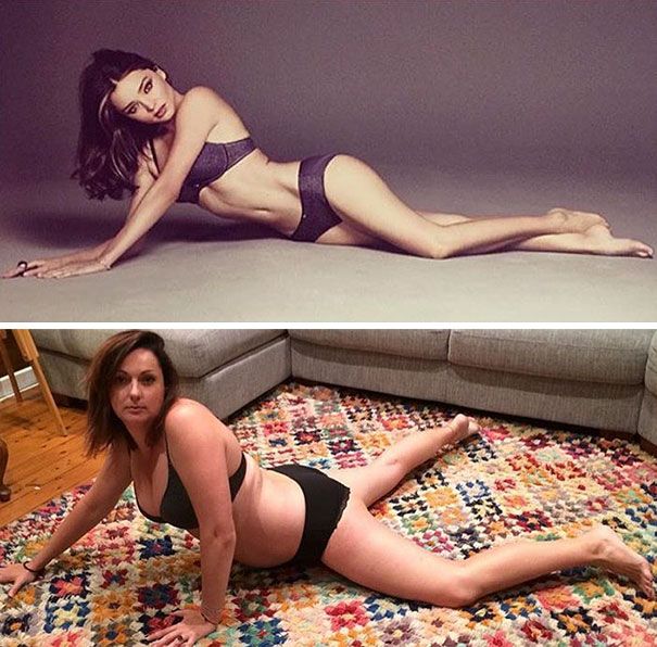 Cette femme reproduit avec beaucoup d'humour les photos Instagram des stars | So Busy Girls
