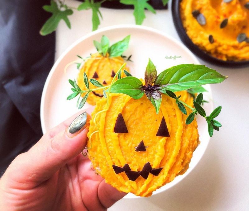 La recette de Houmous au potimarron pour Halloween | So Busy Girls