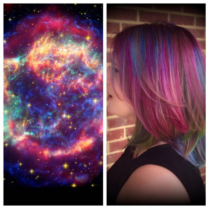 La tendance coiffure Galaxy Hair pour des cheveux aux couleurs de l'espace | So Busy Girls