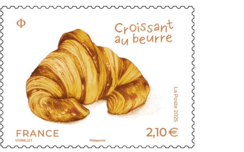 La Poste dévoile un timbre inédit qui sent bon le… croissant au beurre ! | So Busy Girls