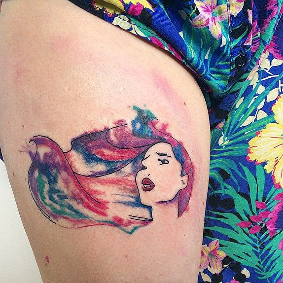UNE POCAHONTAS À L'AQUARELLE | So Busy Girls