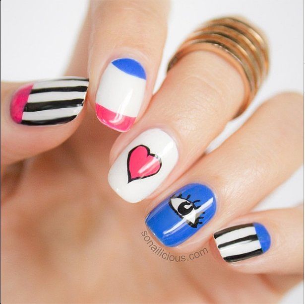 28 nail arts parfaits pour le printemps | So Busy Girls