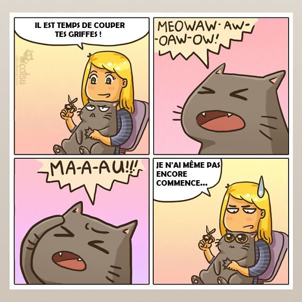 14 illustrations rigolotes qui résument parfaitement la vie avec un chat | So Busy Girls