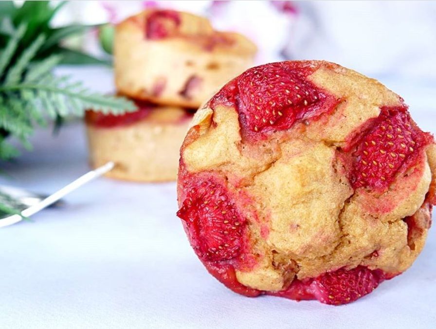 La recette des muffins aux fraises légers et rapides à préparer | So Busy Girls