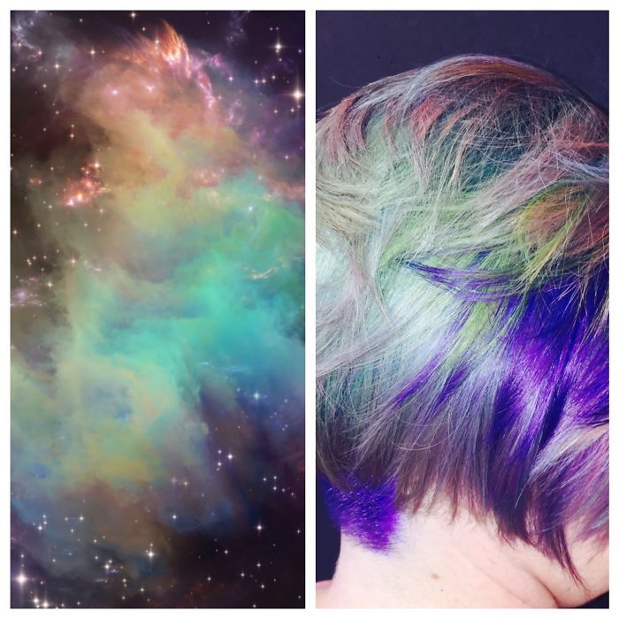 La tendance coiffure Galaxy Hair pour des cheveux aux couleurs de l'espace | So Busy Girls