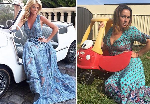 Cette femme reproduit avec beaucoup d'humour les photos Instagram des stars | So Busy Girls
