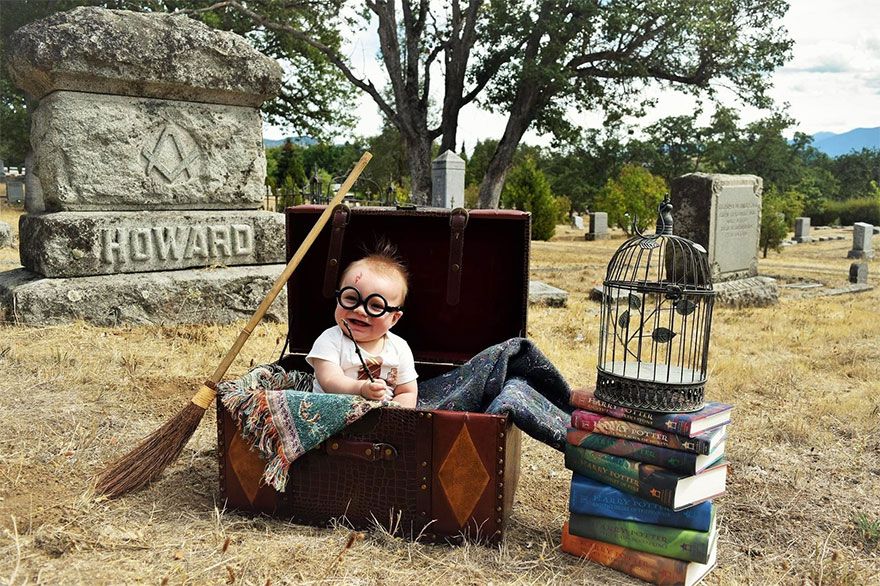 Ces photos de naissance sur le thème d'Harry Potter deviennent virales – et on comprend pourquoi ! | So Busy Girls