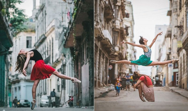 Des danseurs de ballet dansent dans les rues de Cuba | So Busy Girls