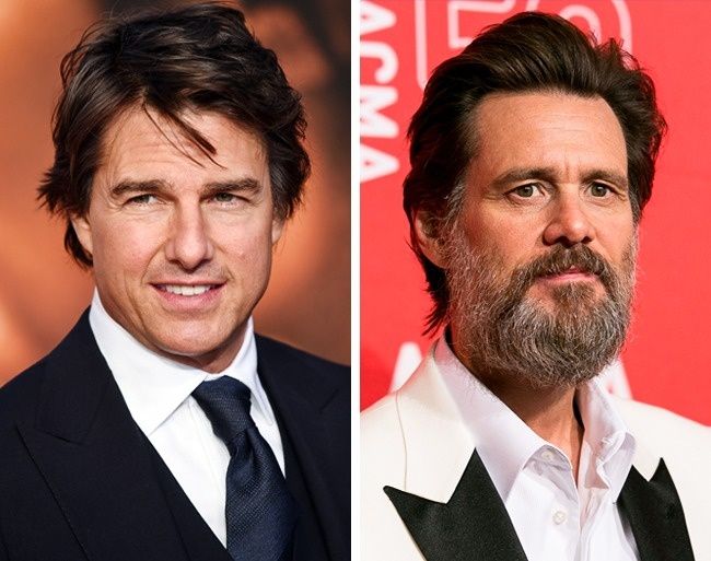 Tom Cruise et Jim Carrey — 54 ans | So Busy Girls