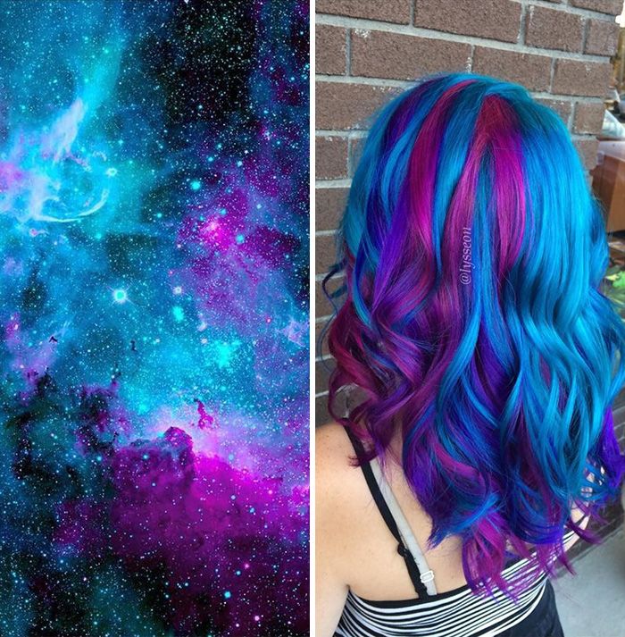 La tendance coiffure Galaxy Hair pour des cheveux aux couleurs de l'espace | So Busy Girls