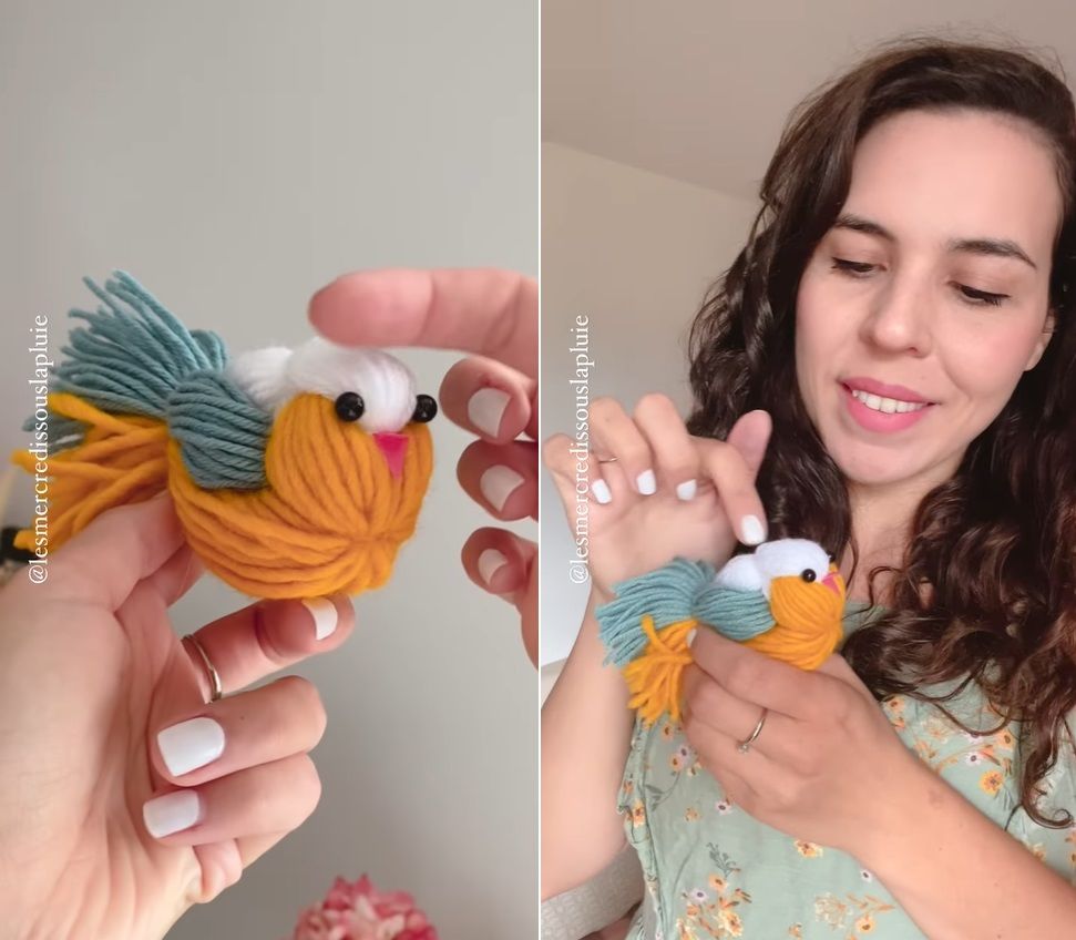 DIY : voici comment réaliser un oiseau en laine tout mignon | So Busy Girls