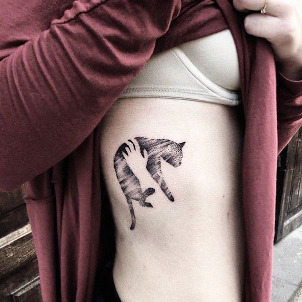 Les 18 meilleures idées de tatouages chat | So Busy Girls
