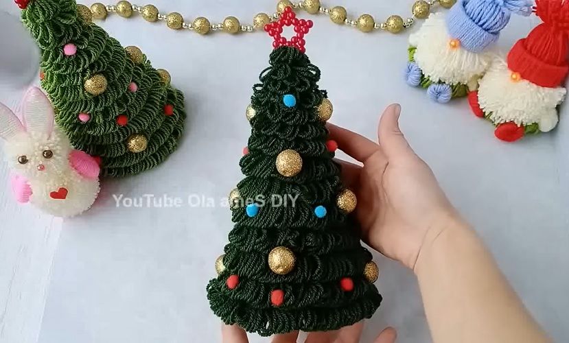 DIY : le tuto facile pour réaliser de jolis sapins en laine avec les enfants | So Busy Girls