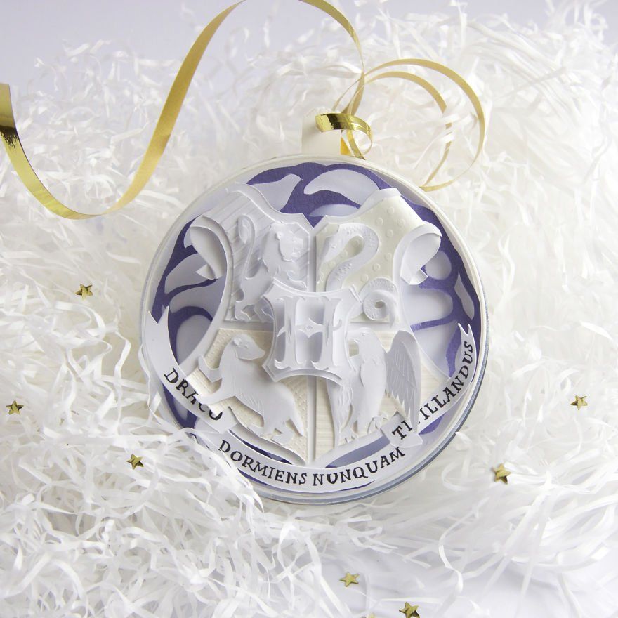 Ces décorations de Noël Harry Potter en papier sont magnifiques | So Busy Girls