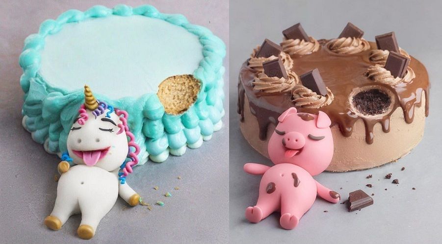 Elle réalise des gâteaux adorables avec des personnages trop gourmands (et c'est vraiment chou) | So Busy Girls