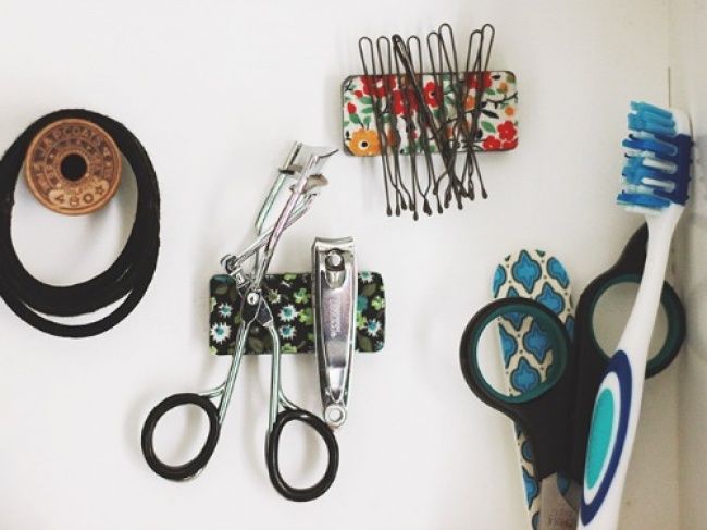 Ranger les pinces à cheveux, les ciseaux et le coupe-ongles | So Busy Girls