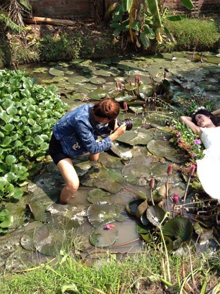 18 photos qui prouvent que les photographes de mariage sont prêts à tout pour prendre une belle photo | So Busy Girls