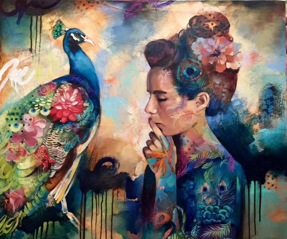A seulement 16 ans, cette jeune artiste a déjà un talent incroyable et peint des toiles absolument fantastiques ! | So Busy Girls