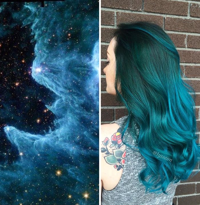 La tendance coiffure Galaxy Hair pour des cheveux aux couleurs de l'espace | So Busy Girls