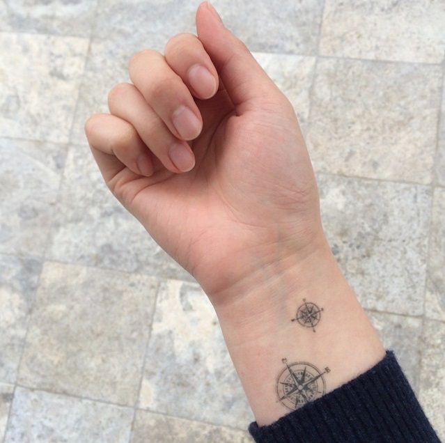 Un tatouage boussole stylé | So Busy Girls