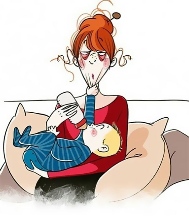 Cette maman explique ce que c'est d'avoir des enfants en 17 illustrations hilarantes | So Busy Girls