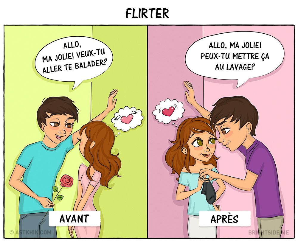 9 illustrations qui résument parfaitement votre vie avant et après le mariage | So Busy Girls